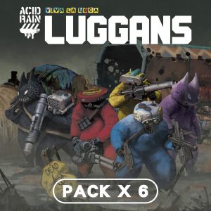 SOLD OUT-Acid Rain FAV-SP06~SP11 LUGGANS  Series Figure Set (■ 6 Pack)