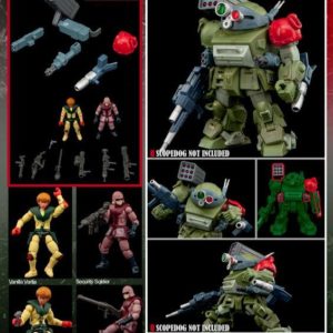 SOLD OUT-Armored Trooper Votoms BV-W10 4 SCOPEDOG RED SHOULDER ATM-09-RSC