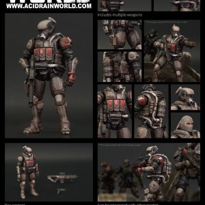 TOYS ALLIANCE Acid Rain FAV-A110 Red Crow Hazmat Ronin