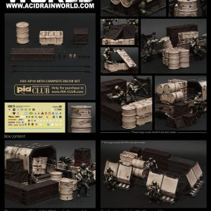 SOLD OUT-Acid Rain FAV-AP10 88th Campsite Decor Set