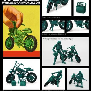 Acid Rain FAV-SP02 Green Wildebeest (■ 3 Pack)